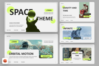 Space Theme PowerPoint Template
